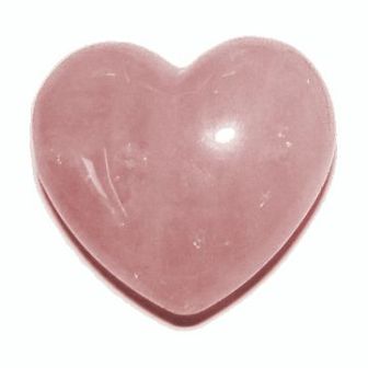 Rose Quartz polished heart
