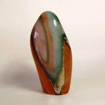 Polychrome Jasper from Madagascar that was polished on all sides